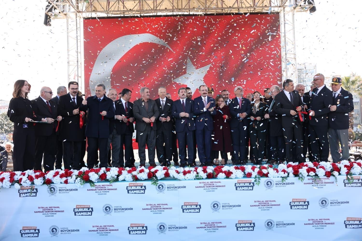 ASTORYA, İSTİKLAL MEYDANI VE TANITIM MERKEZİ AÇILDI 