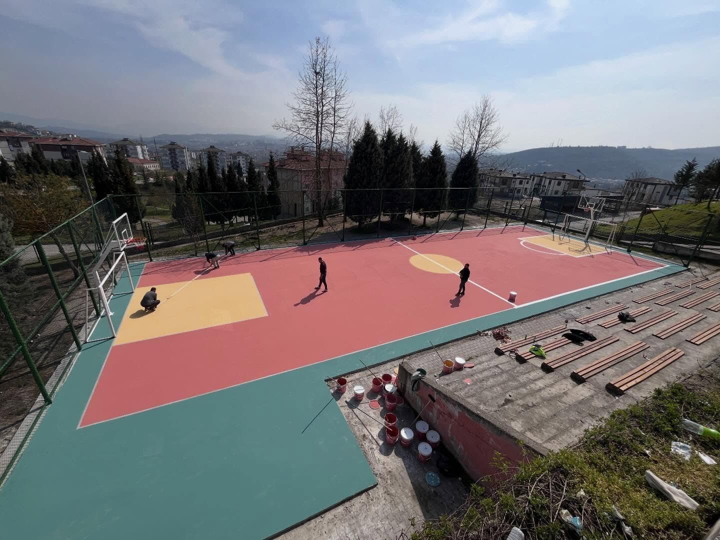 ÖĞRENCİLER İÇİN DAHA GÜVENLİ SPOR ALANI