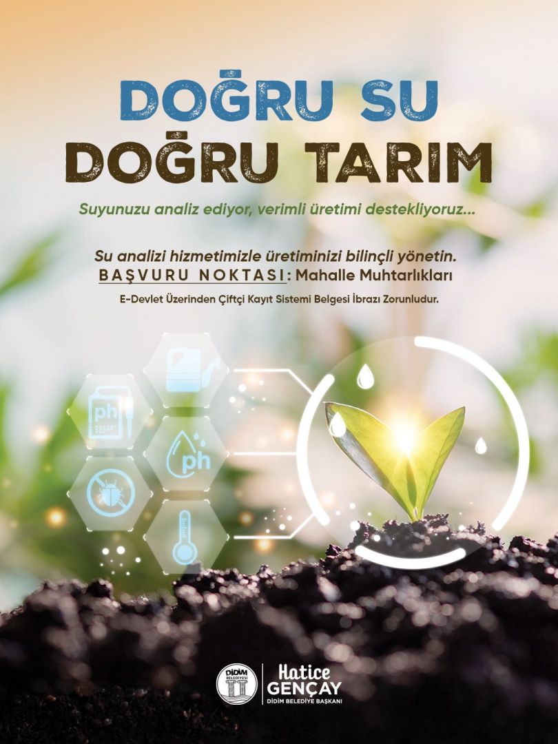 DİDİM BELEDİYESİ’NDEN ÇİFTÇİLERE TARIMSAL DESTEK 