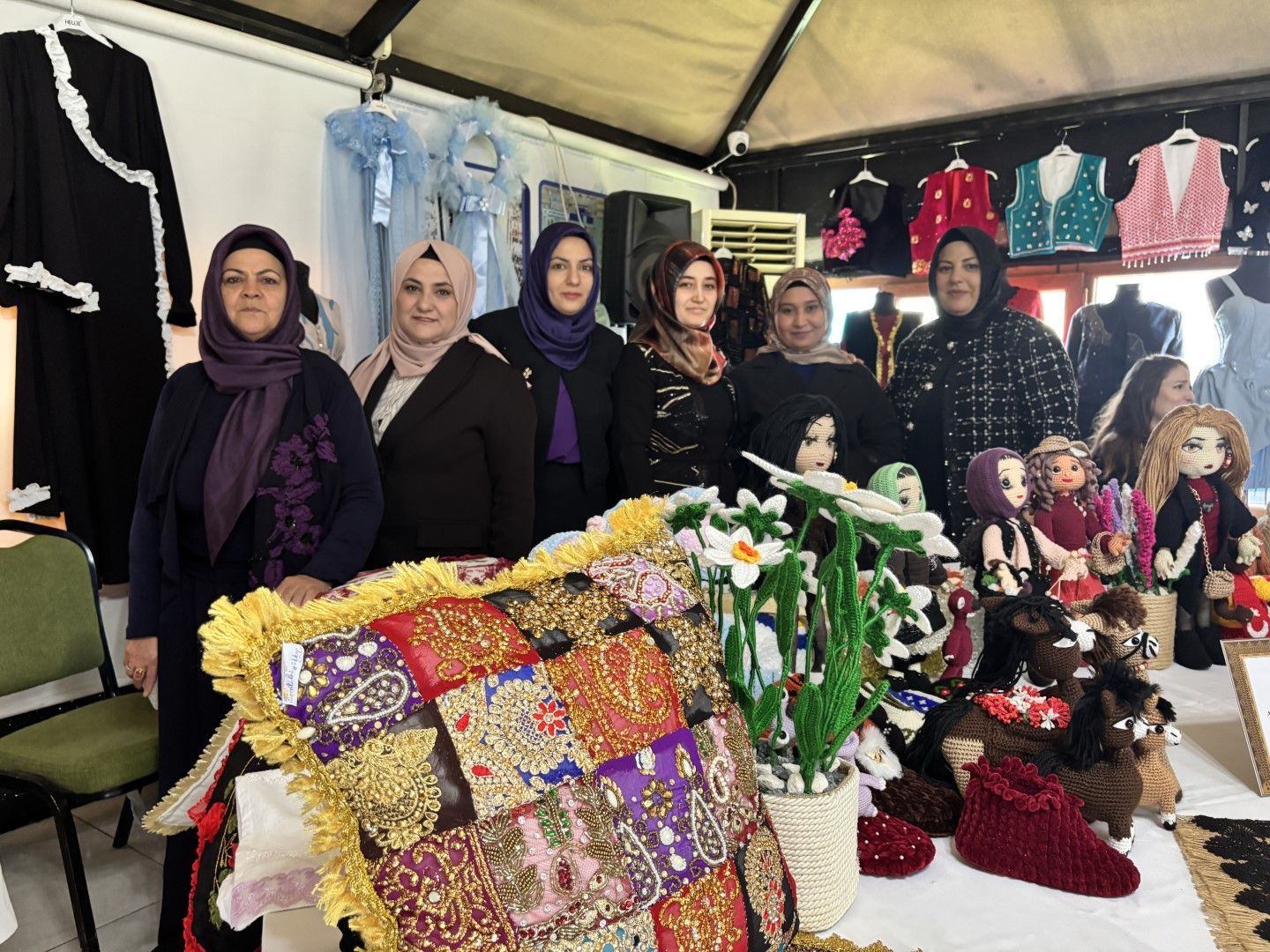 EYYÜBİYELİ KURSİYERLERİN ESERLERİ BÜYÜK BEĞENİ KAZANDI 