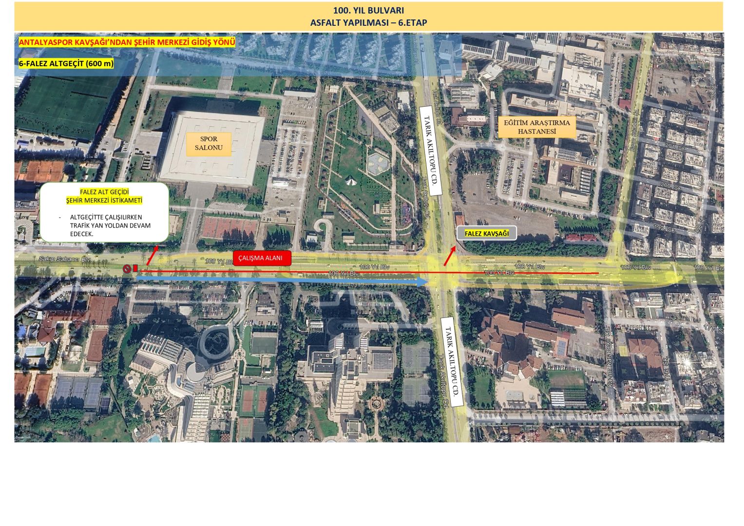 FALEZ KAVŞAĞI YENİLENİYOR 