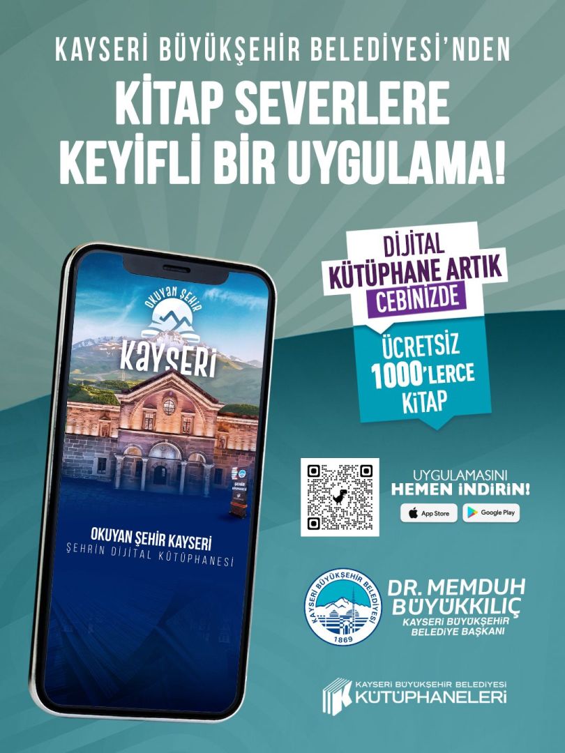 BÜYÜKŞEHİR’DEN ‘DİJİTAL KÜTÜPHANE’ HAMLESİ: 30 BİN KİTAP CEBİNİZDE