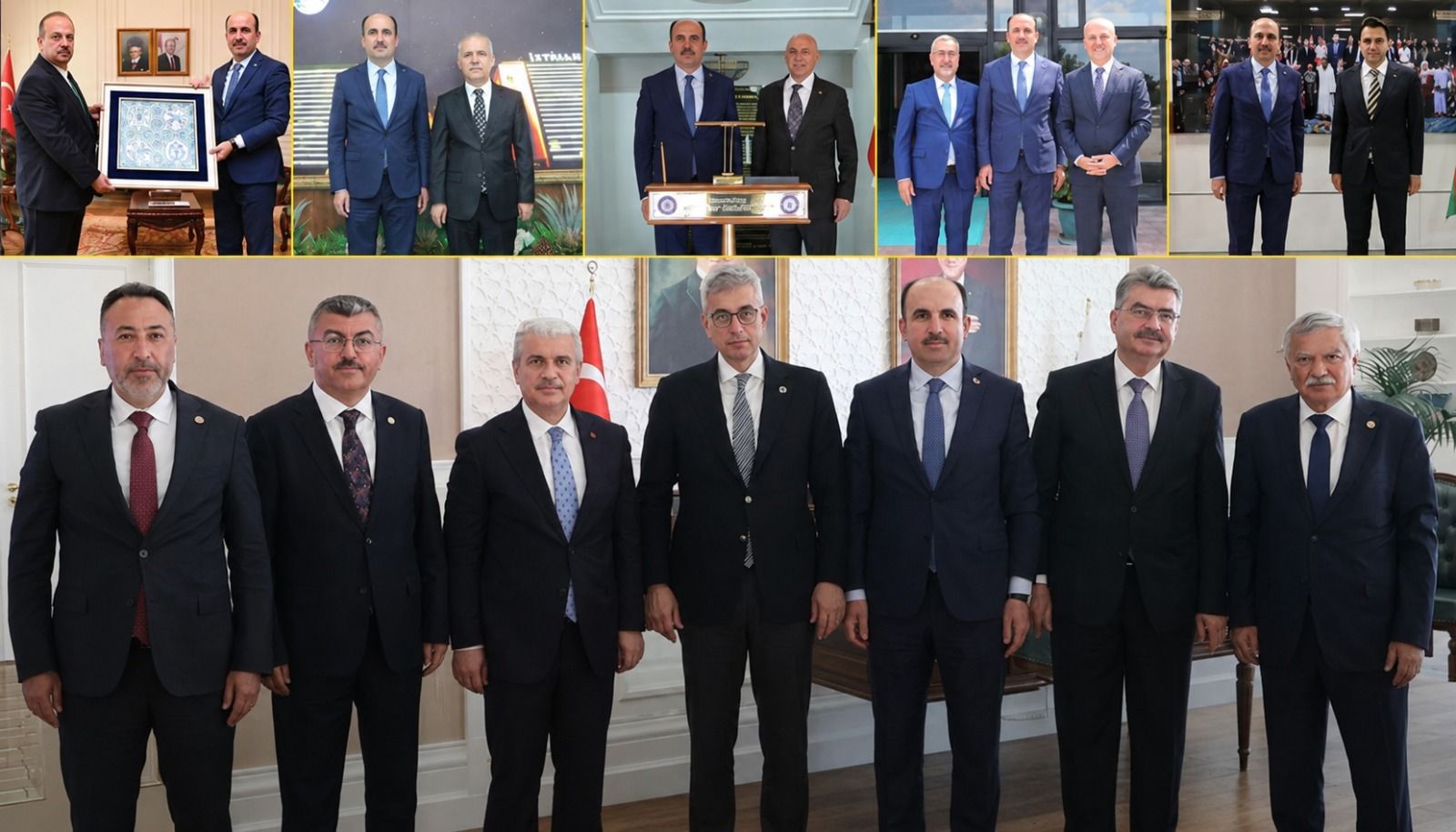 KONYA HEYETİNDEN ANKARA TEMASLARI 