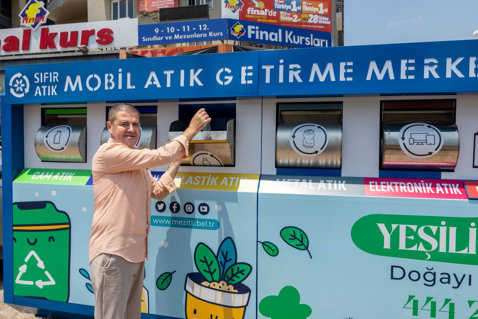 MEZİTLİ’DE GERİ DÖNÜŞÜM HER YERDE 