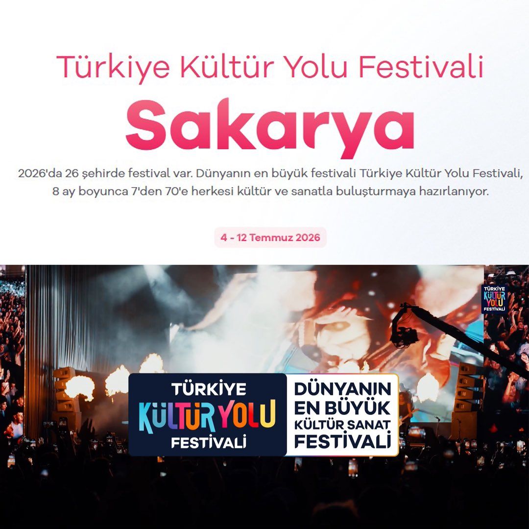 SAKARYA KÜLTÜR YOLU FESTİVALİNE HAZIR