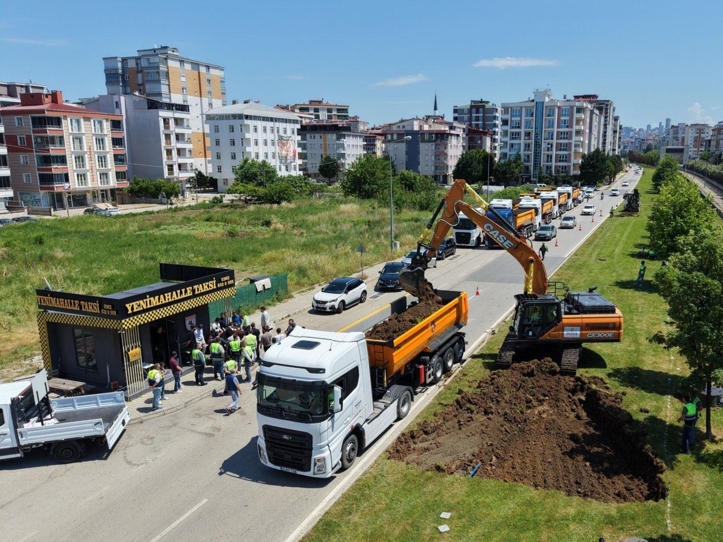 SAMSUN'DA TRAFİĞİ RAHATLATACAK HAMLE 