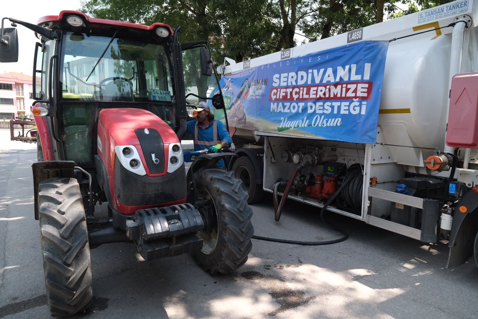 ÜRETİCİYE CAN SUYU: MAZOT DESTEĞİ 