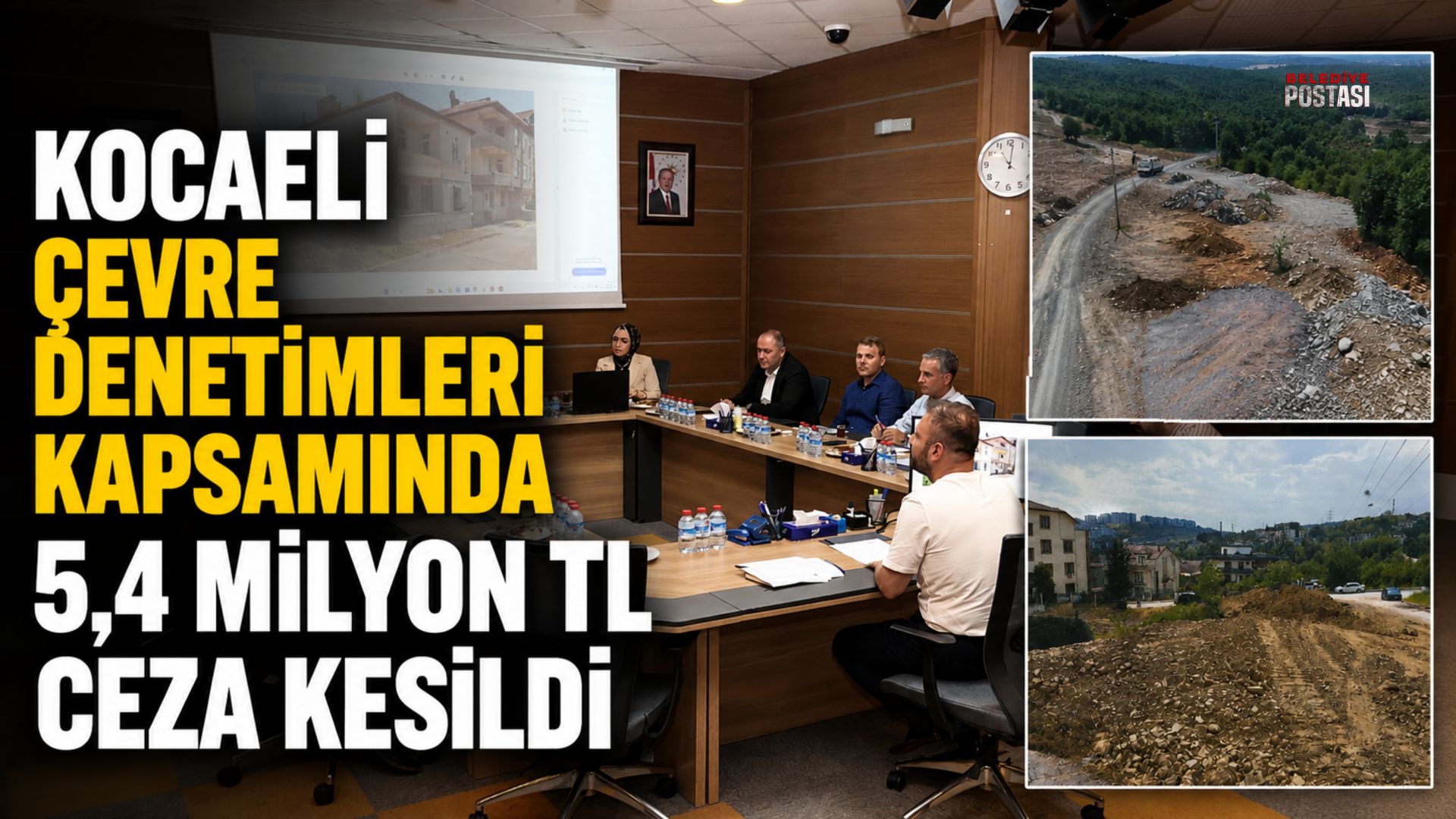 KOCAELİ ÇEVRE DENETİMLERİ KAPSAMINDA 5,4 MİLYON TL CEZA KESİLDİ