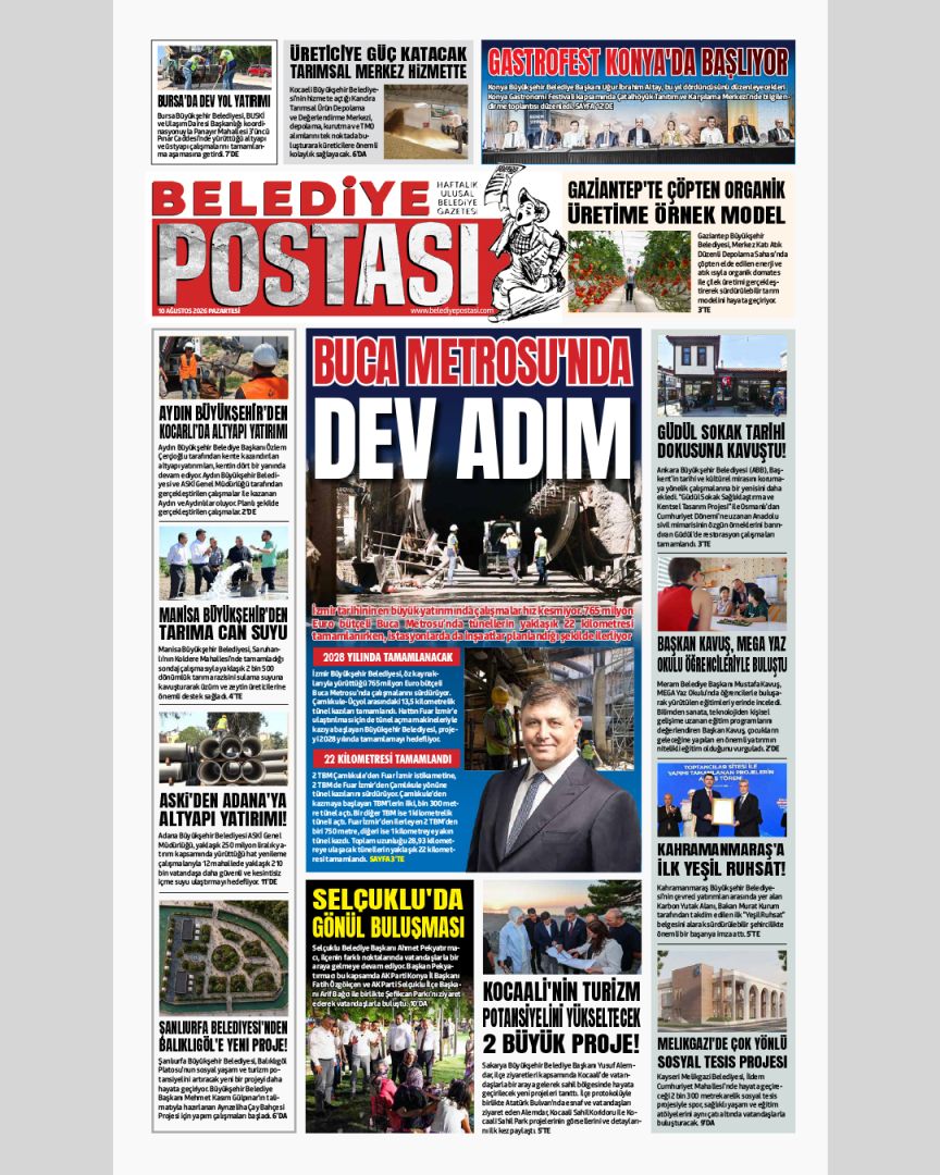 BELEDİYE POSTASI 10 AĞUSTOS 2026      