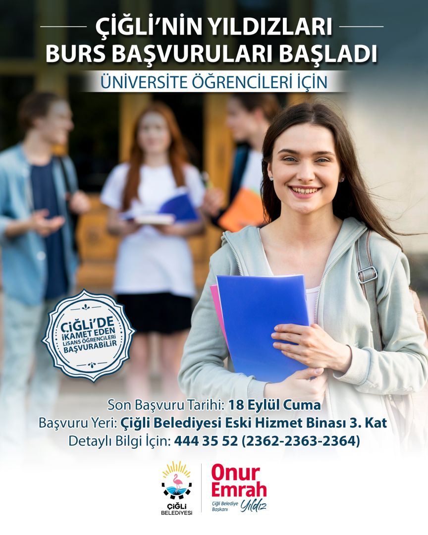 GENÇLER İÇİN BURS BAŞVURULARI BAŞLADI 