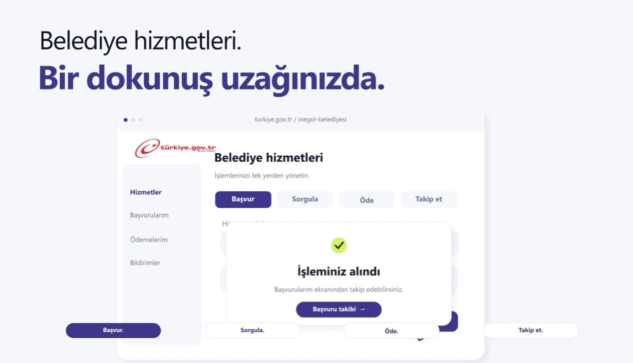 İNEGÖL’DE DİJİTAL BELEDİYECİLİKTE 500 BİN SINIRI AŞILDI