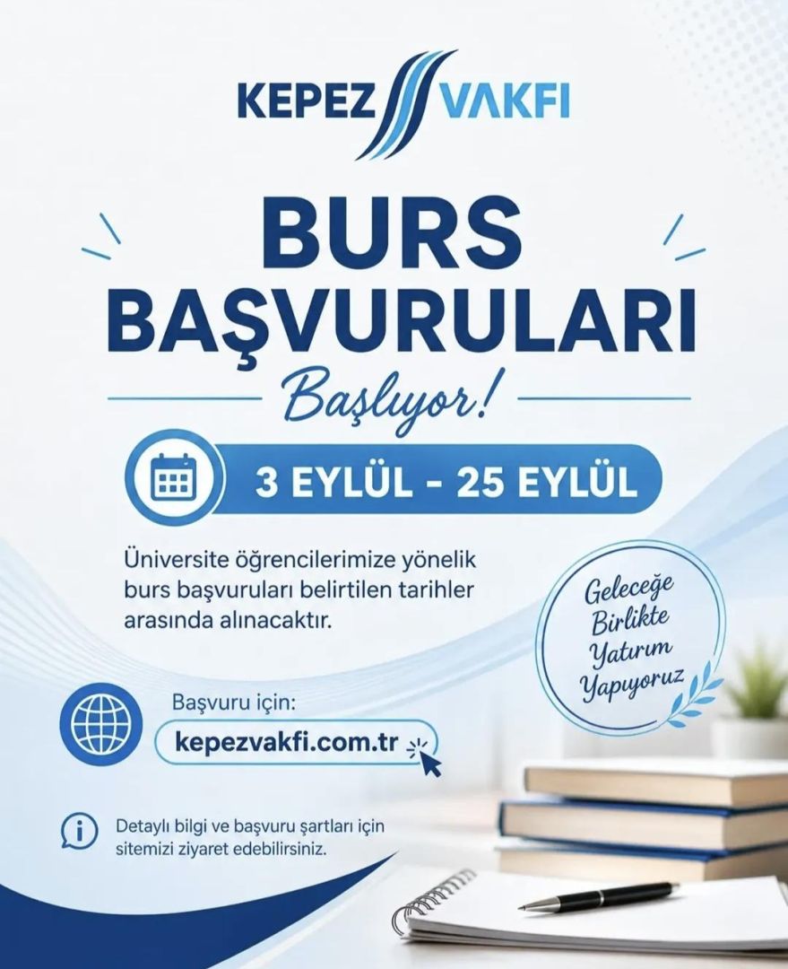 KEPEZ BELEDİYESİ’NDEN GENÇLERE KARŞILIKSIZ BURS İMKÂNI
